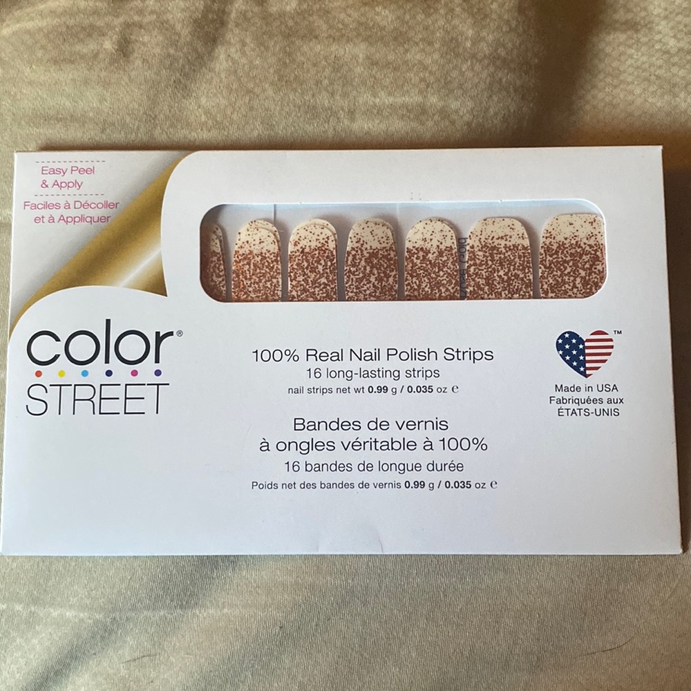 Color Street Coming Up Rose Gold Overlay